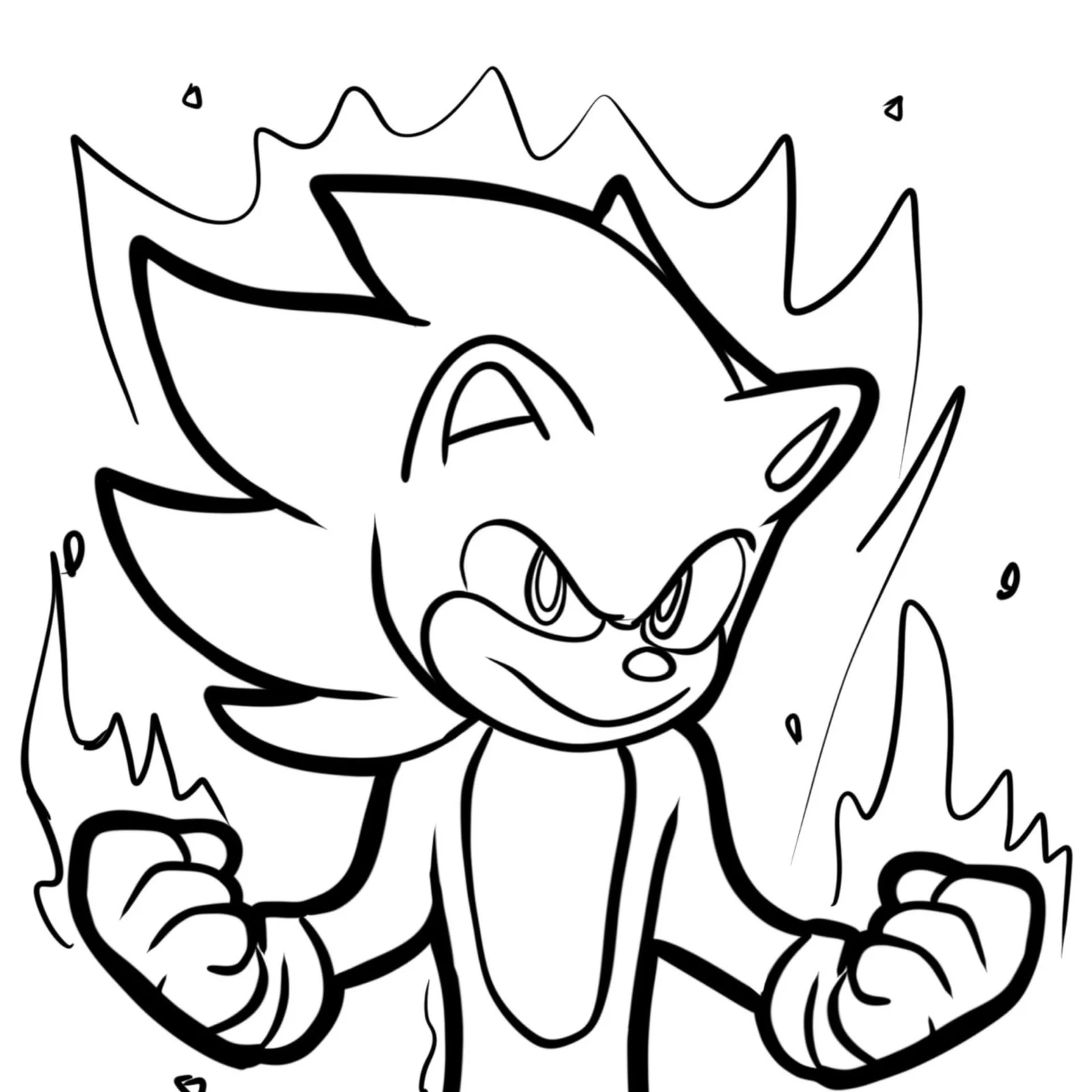 Golden Sonic Coloring Pages To Print Free Printable Coloring Pages