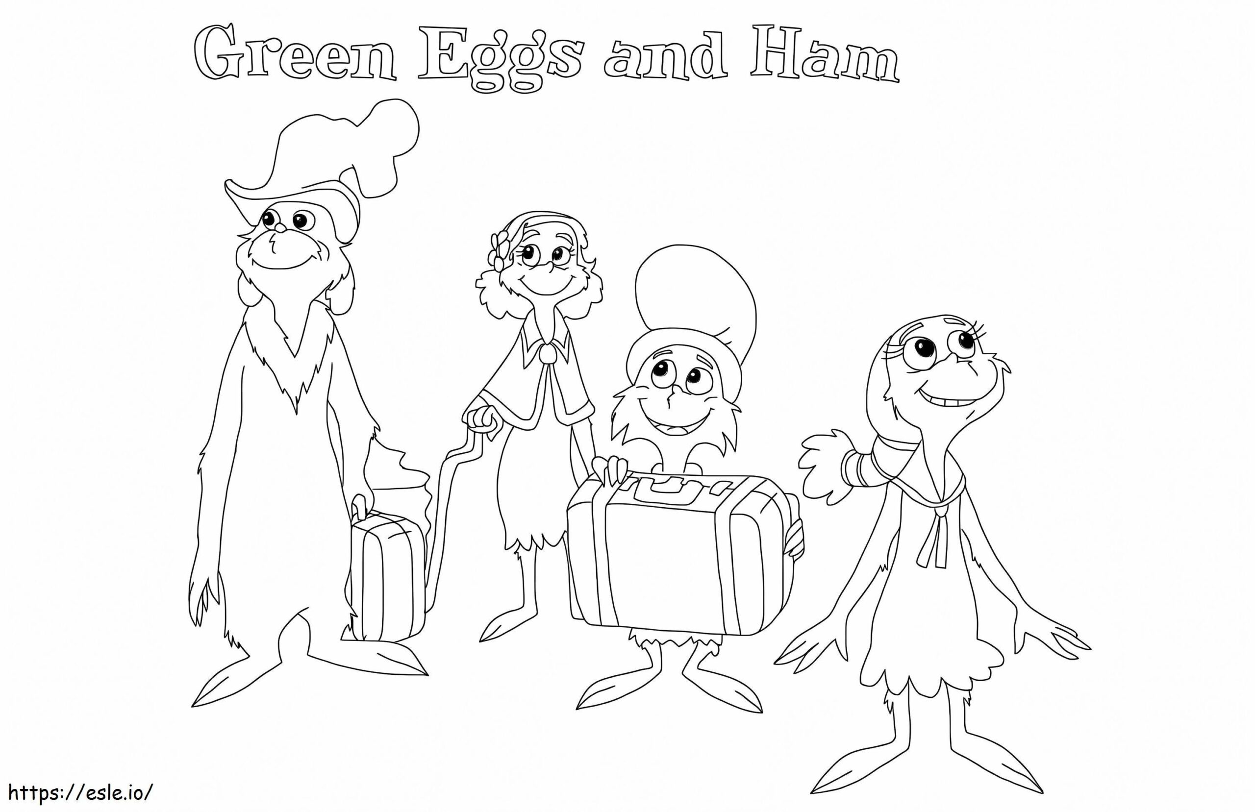 Green Eggs And Ham 3 Coloring Page Green Eggs And Ham 3 Coloring Page