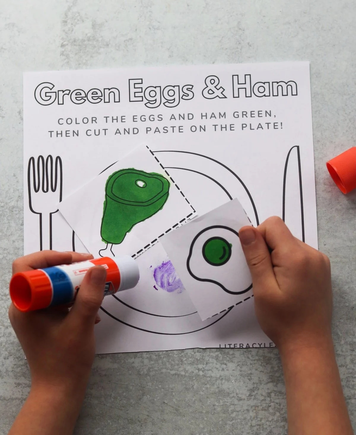 Green Eggs U0026 Ham Printable Worksheet Literacy Learn Green Eggs U0026 Ham Printable Worksheet Literacy Learn