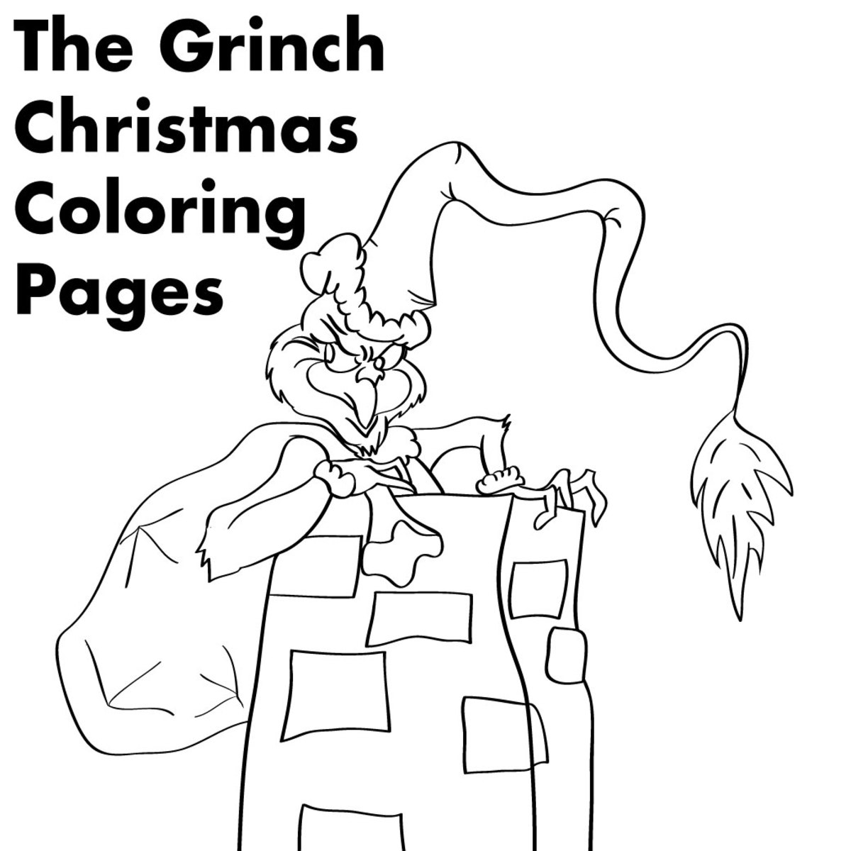 Grinch Christmas Printable Coloring Pages HubPages Grinch Christmas Printable Coloring Pages HubPages