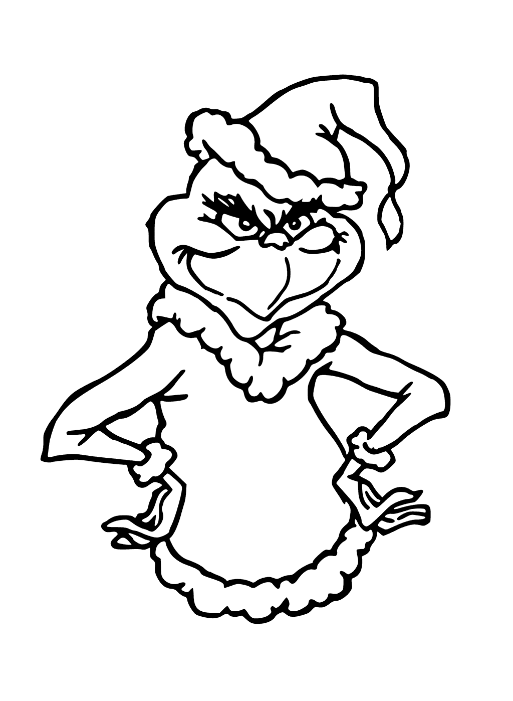 Grinch Free Printable Coloring Pages
