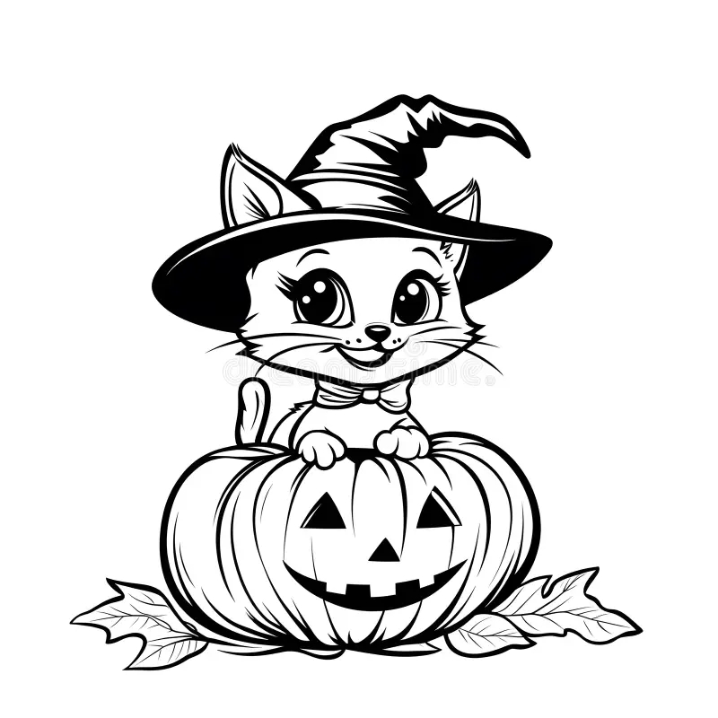 Halloween Cat Coloring Page Stock Illustrations 921 Halloween Cat Coloring Page Stock Illustrations Vectors U0026 Clipart Dreamstime