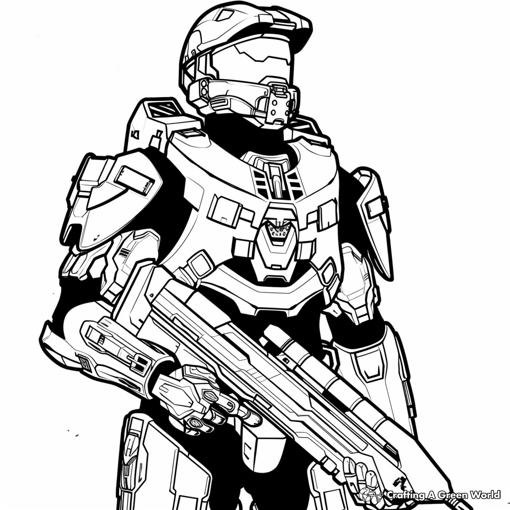 Halo Coloring Pages Free Printable Halo Coloring Pages Free Printable