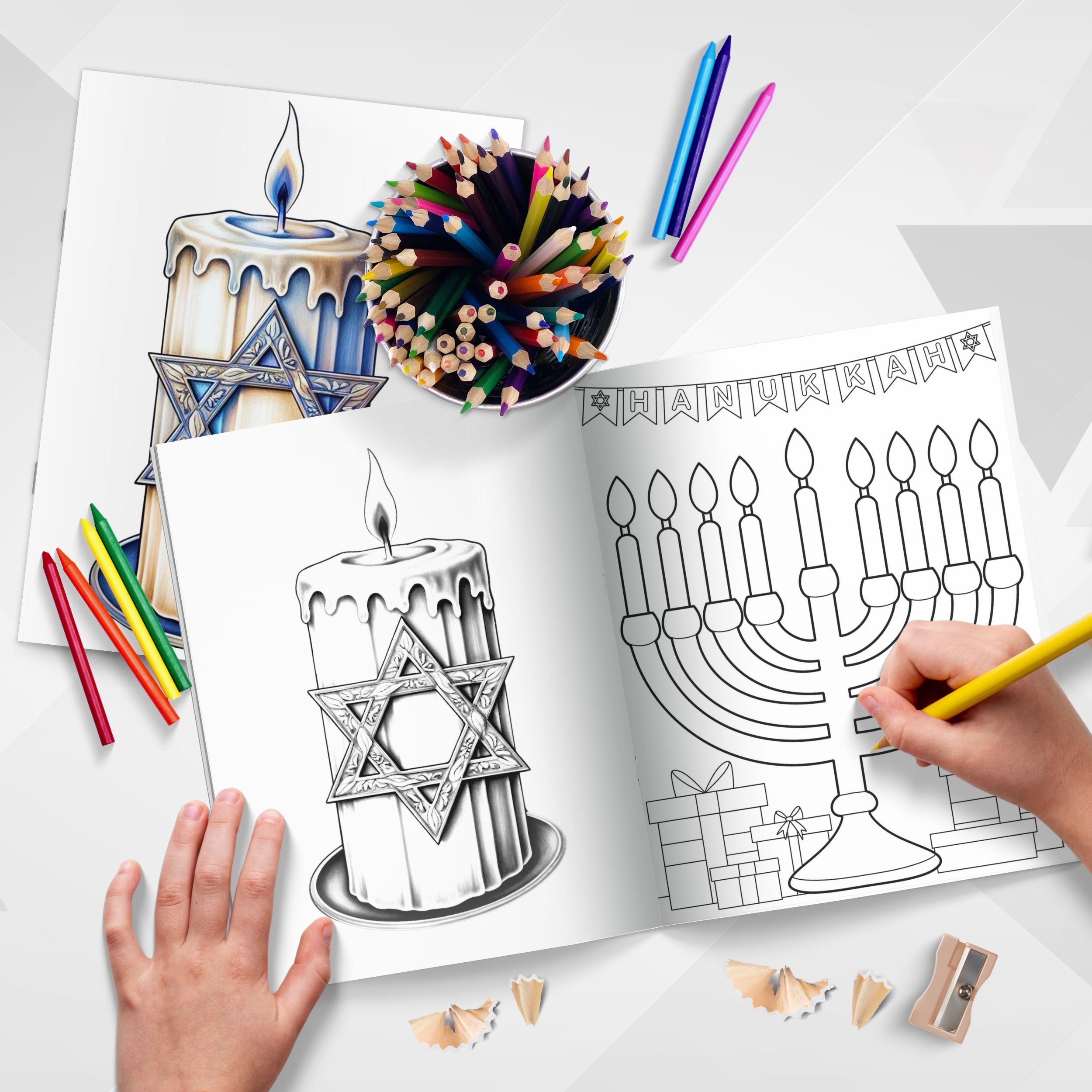 Hanukkah Coloring Pages Coloring Sheets Menorah Dreidel Star Of David Jewish Coloring Pages Kid Made By Teachers