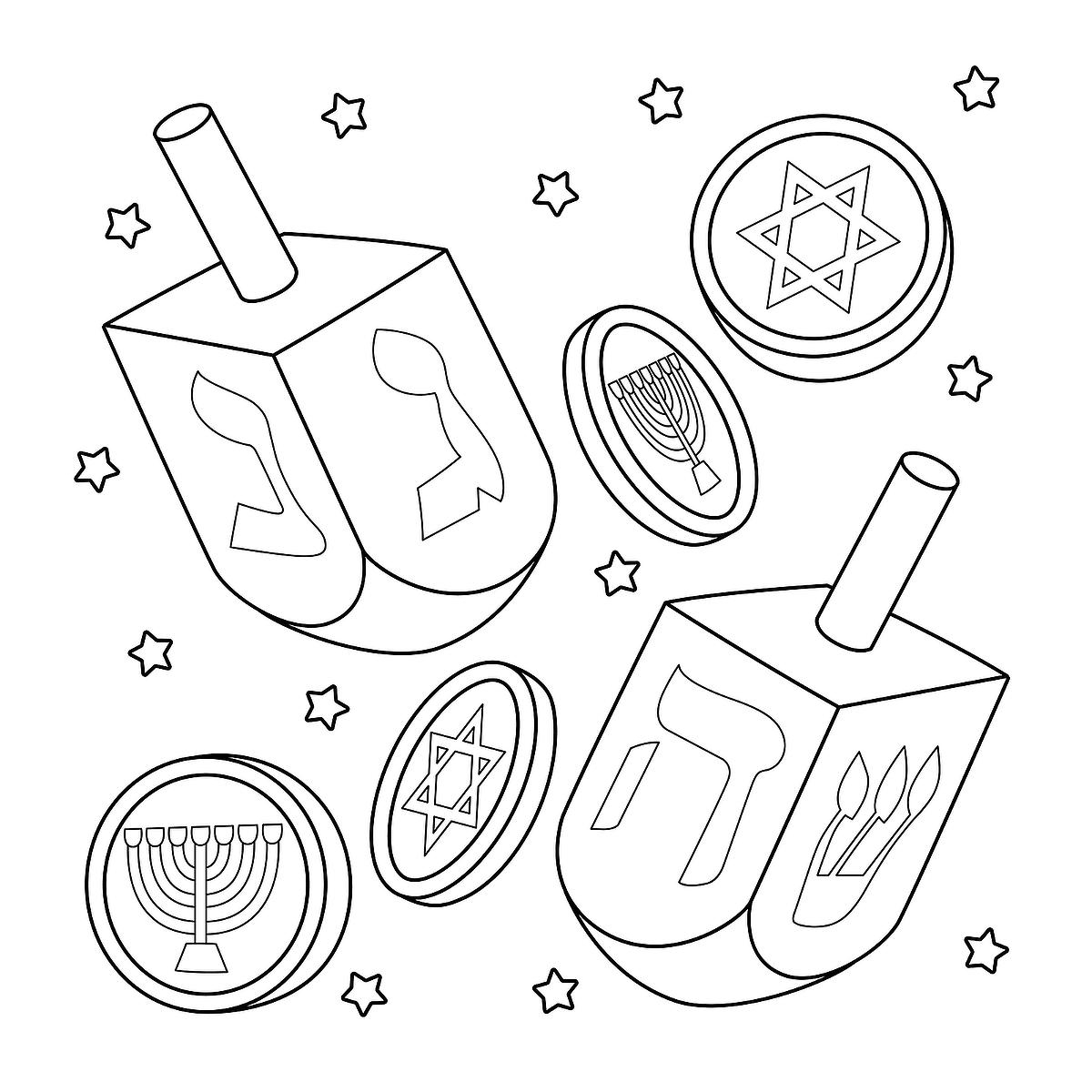 Hanukkah Coloring Pages For Kids Printable Coloring Pages Hanukkah Coloring Pages For Kids Printable Coloring Pages