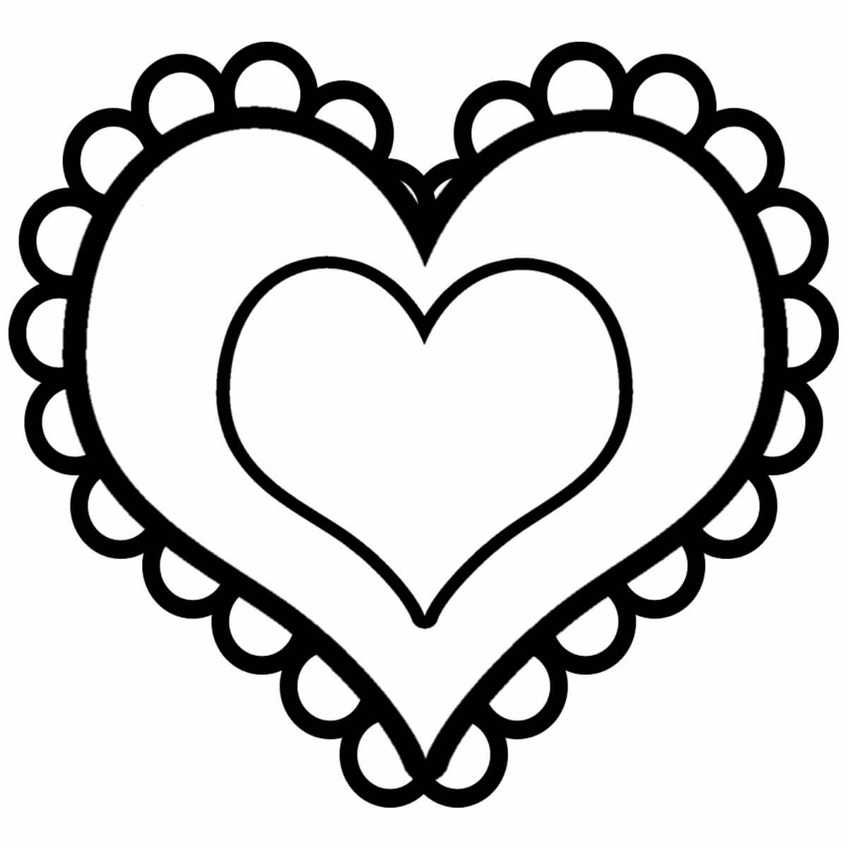Heart Coloring Pages Printable Coloring Pages FREE Heart Coloring Pages Printable Coloring Pages FREE