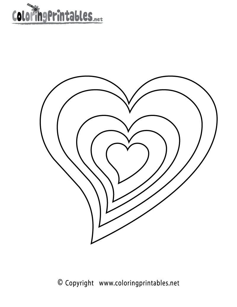 Hearts Coloring Page A Free Girls Coloring Printable Hearts Coloring Page A Free Girls Coloring Printable