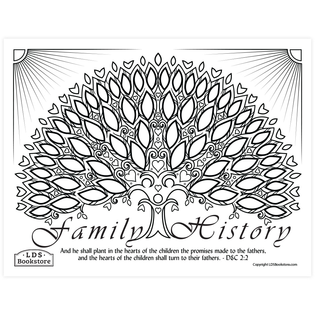 Hearts Of The Children Family History Coloring Page Printable Doctrine And Covenants Coloring Page Hearts Of The Children Family History Coloring Page Printable Doctrine And Covenants Coloring Page