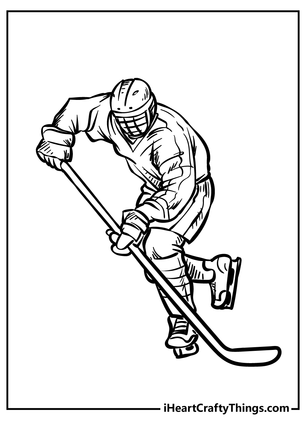 Free Hockey Coloring Pages Free Hockey Coloring Pages