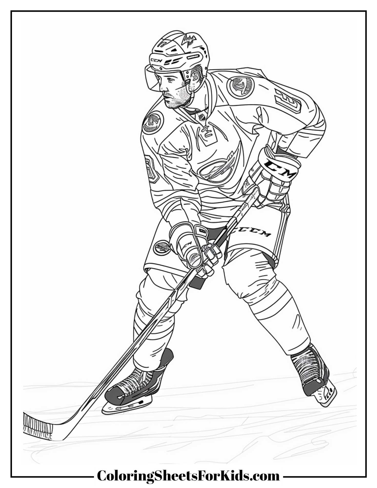 Hockey Coloring Pages Free Printables Coloring Sheets For Kids Hockey Coloring Pages Free Printables Coloring Sheets For Kids