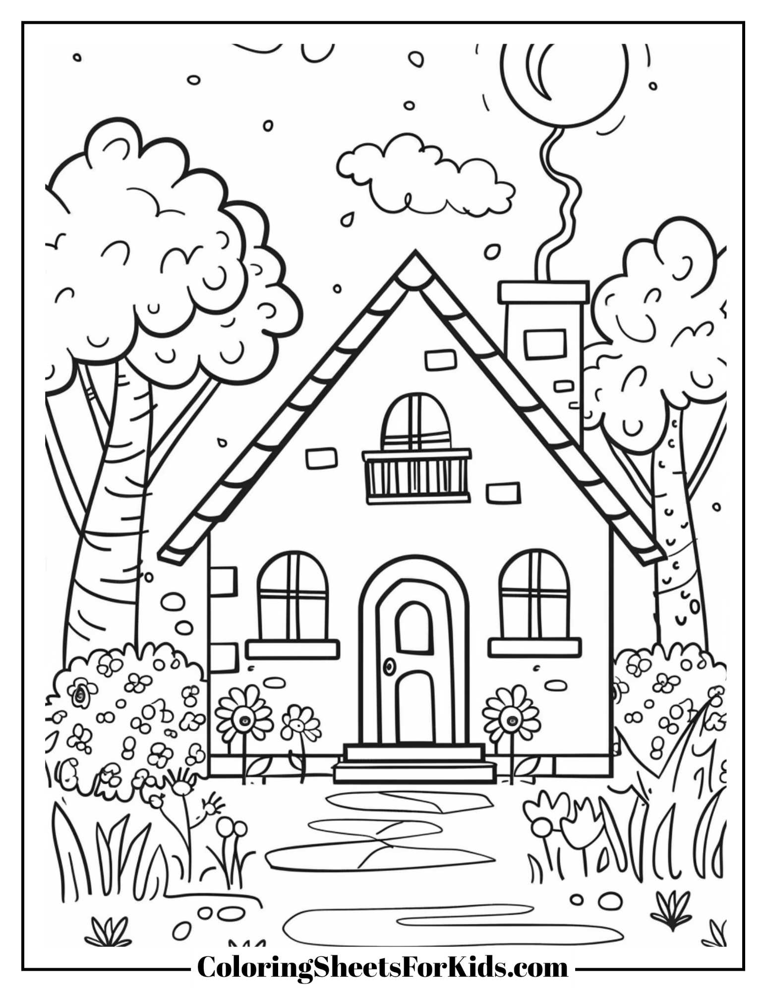House Coloring Pages Free Downloads Coloring Sheets For Kids House Coloring Pages Free Downloads Coloring Sheets For Kids