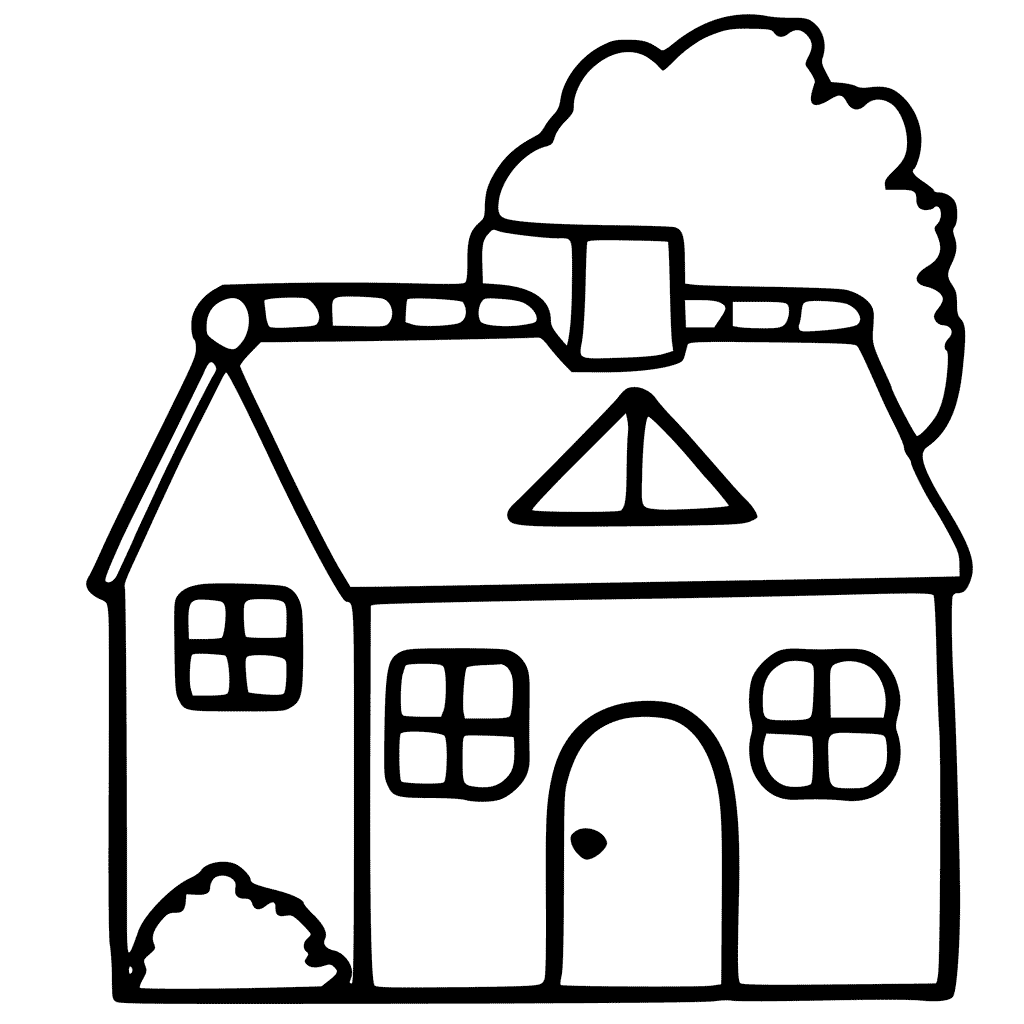 House Coloring Pages Printable Coloring Pages FREE House Coloring Pages Printable Coloring Pages FREE