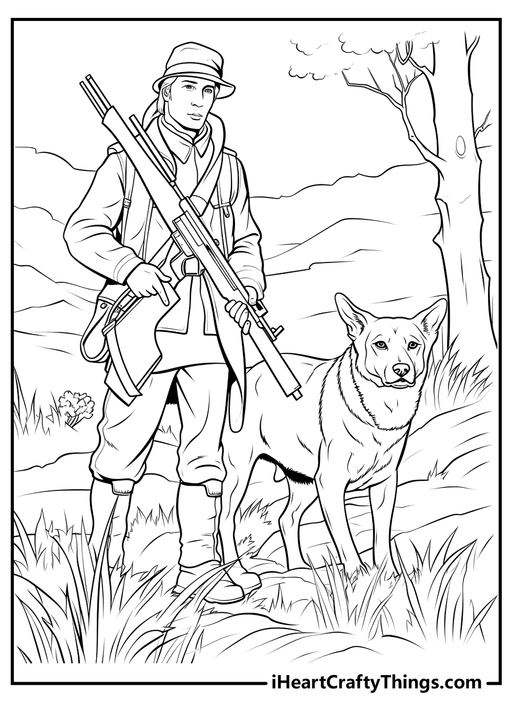 Hunting Coloring Pages 100 Free Printables Hunting Coloring Pages 100 Free Printables