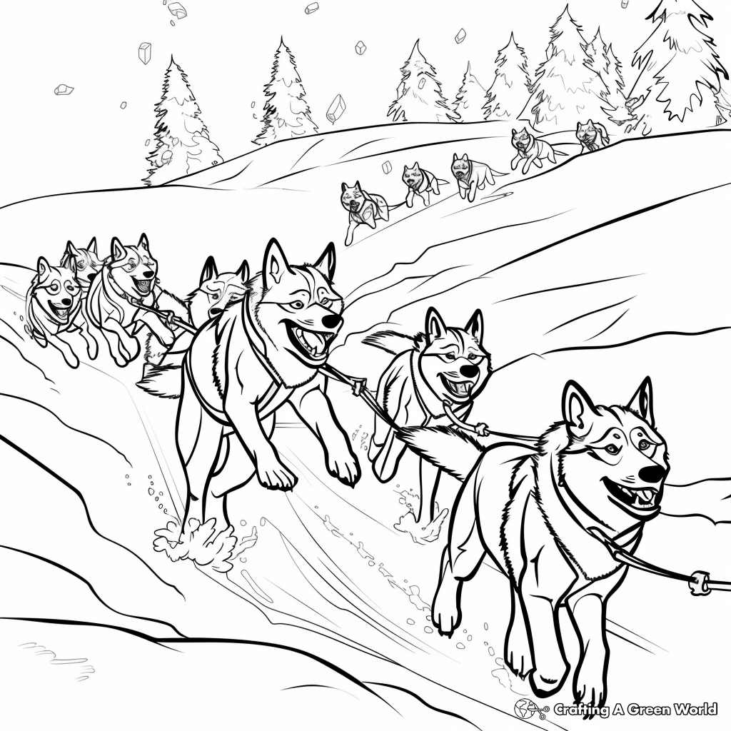Husky Coloring Pages Free Printable Husky Coloring Pages Free Printable