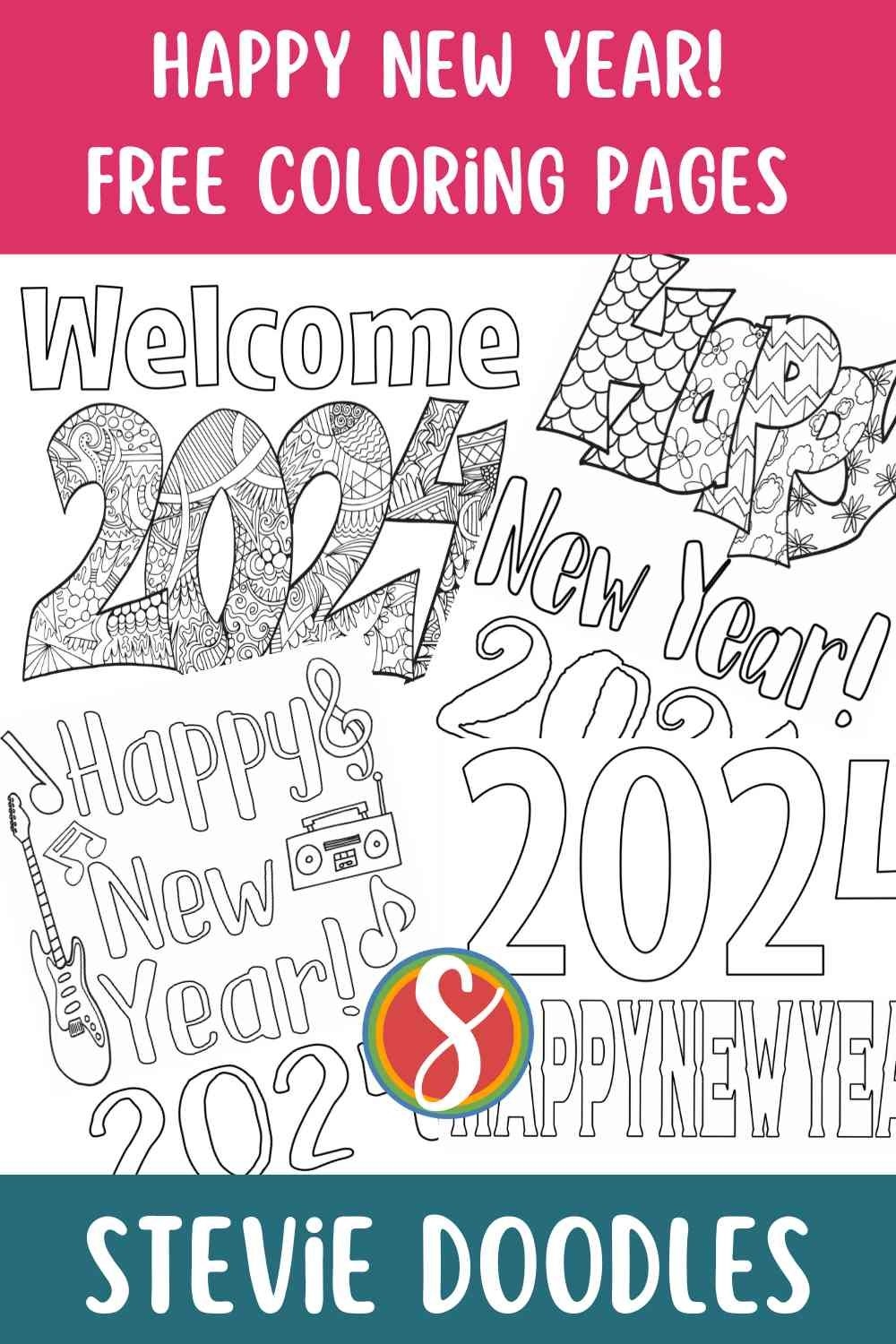 January Free Coloring Pages Stevie Doodles January Free Coloring Pages Stevie Doodles
