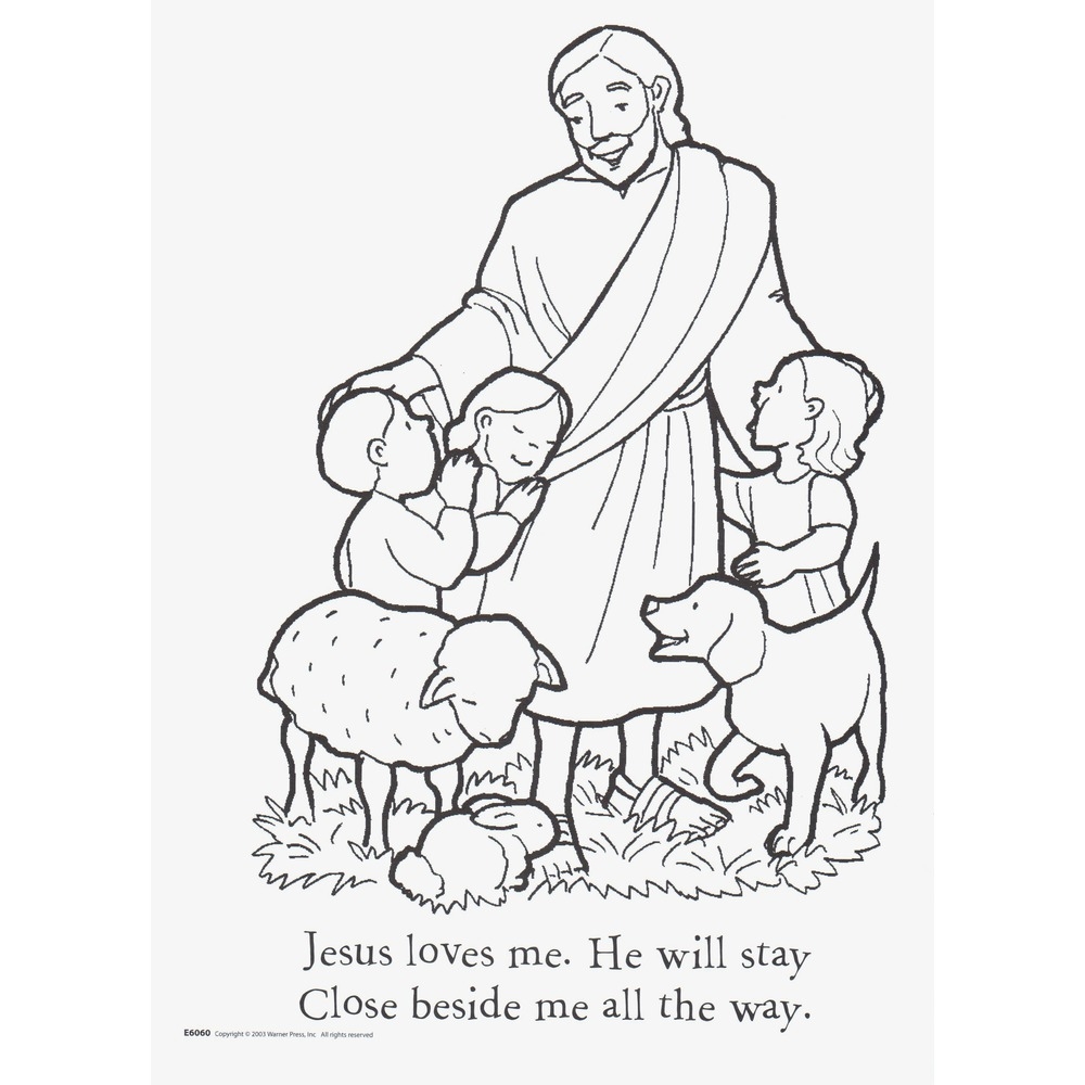 Jesus Loves Me This I Know Coloring Book Ages 2 5 The Catholic Company Jesus Loves Me This I Know Coloring Book Ages 2 5 The Catholic Company