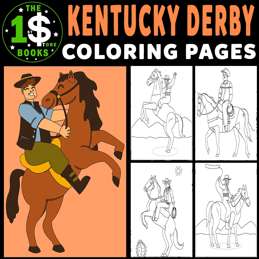 Kentucky Derby Coloring Pages 02 May Holiday Coloring Sheets Made By Teachers