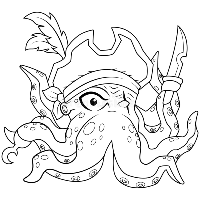 Kraken Coloring Stock Illustrations 75 Kraken Coloring Stock Illustrations Vectors Clipart Dreamstime