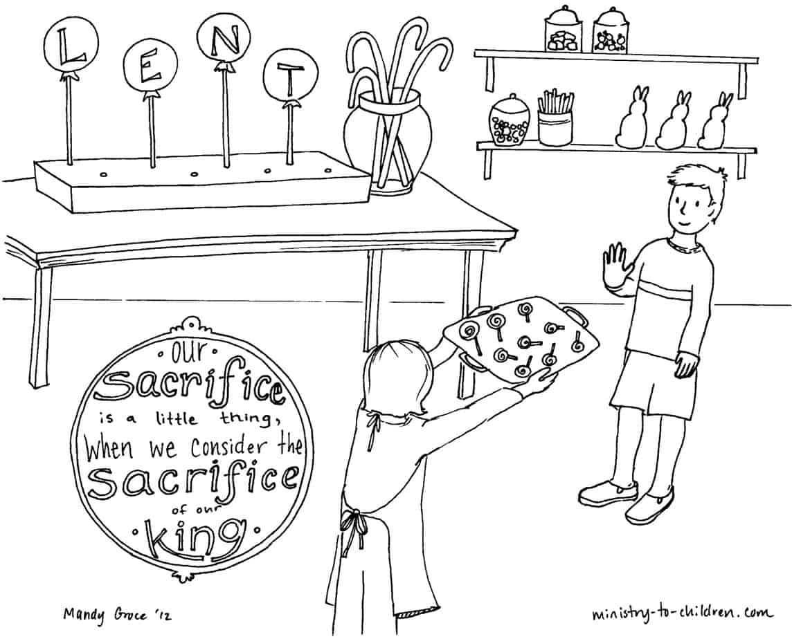Lent Coloring Pages For Children Free Printable PDF Lent Coloring Pages For Children Free Printable PDF
