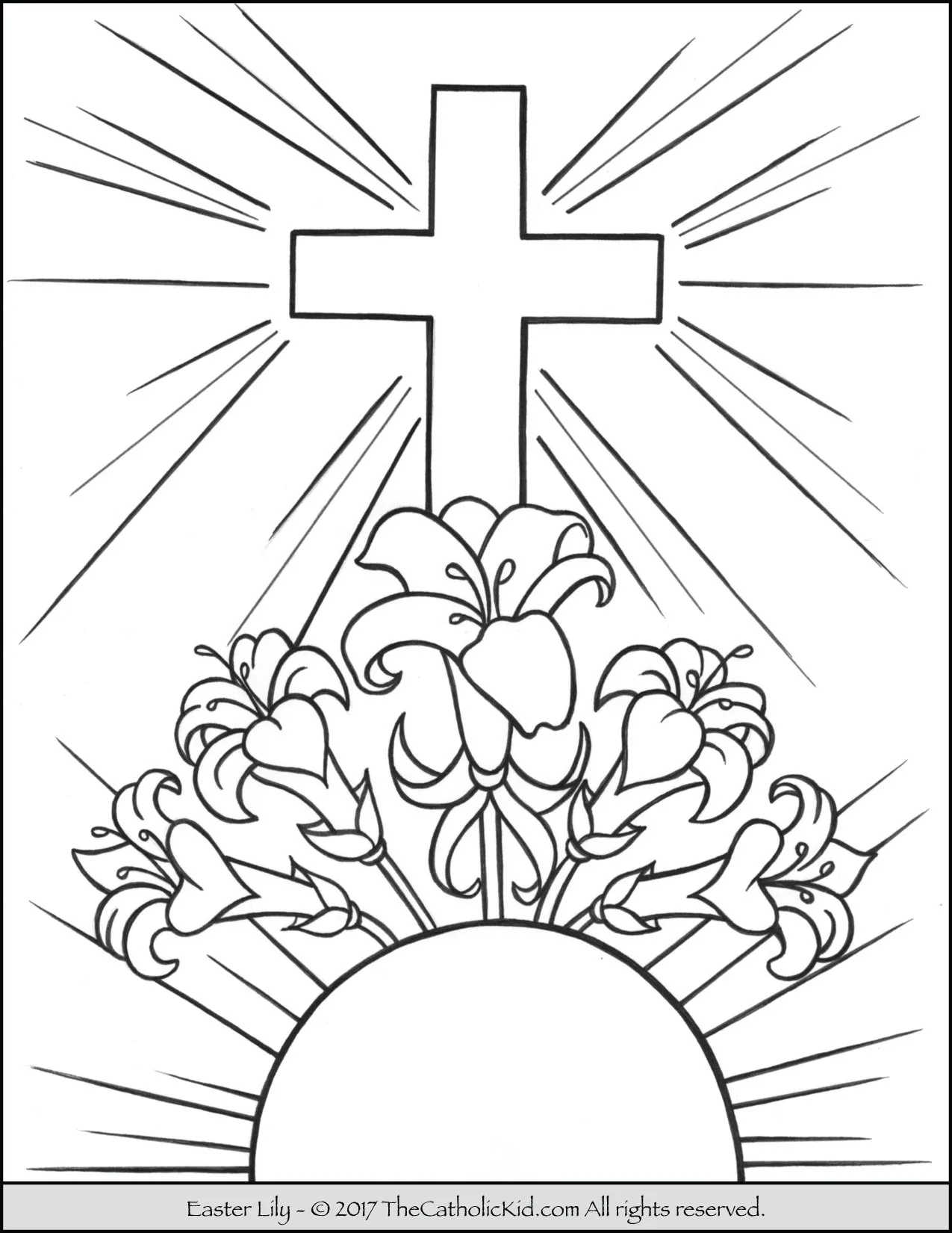 Lent Easter Coloring Pages Download Pack TheCatholicKid
