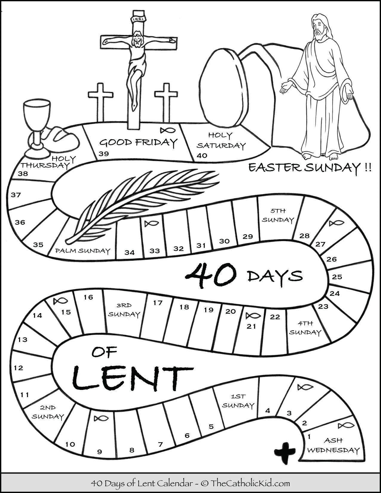 Lent U0026 Easter Coloring Pages Download Pack Lent U0026 Easter Coloring Pages Download Pack