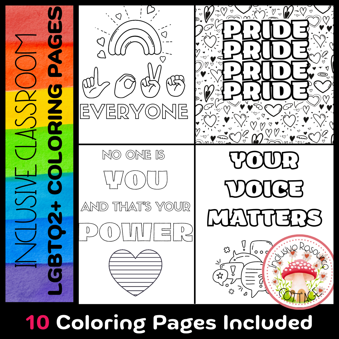 Free Pride Coloring Pages