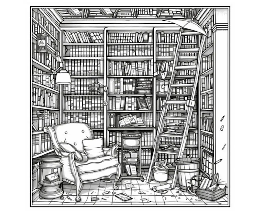 Library Coloring Pages Free Library Coloring Pages Free