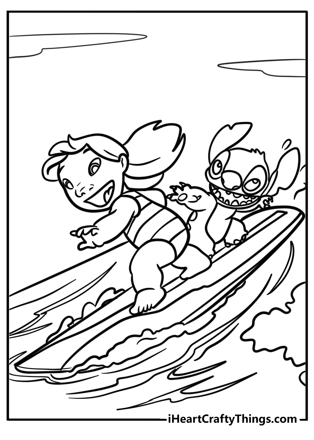 Lilo Stitch Coloring Pages 45 Free Printables For Kids Lilo Stitch Coloring Pages 45 Free Printables For Kids