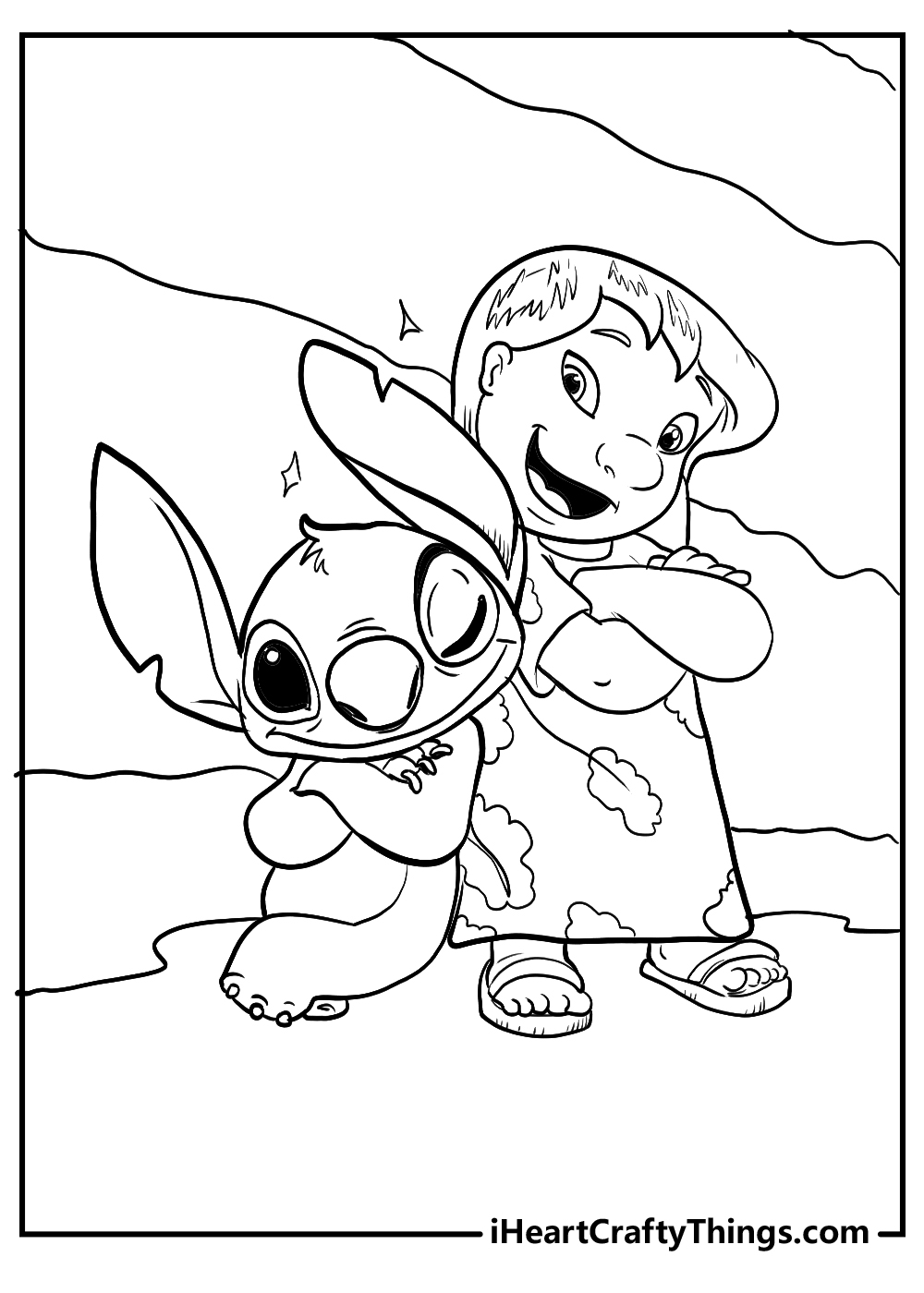Lilo Stitch Coloring Pages 45 Free Printables For Kids Lilo Stitch Coloring Pages 45 Free Printables For Kids