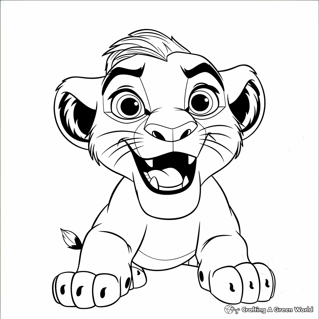 Lion Guard Coloring Pages Free U0026 Printable Lion Guard Coloring Pages Free U0026 Printable