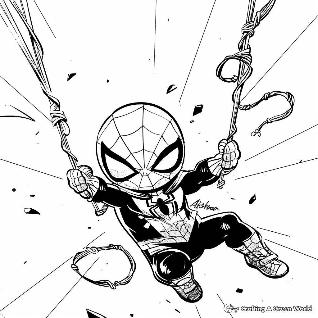 Little Spiderman Coloring Pages Free U0026 Printable 