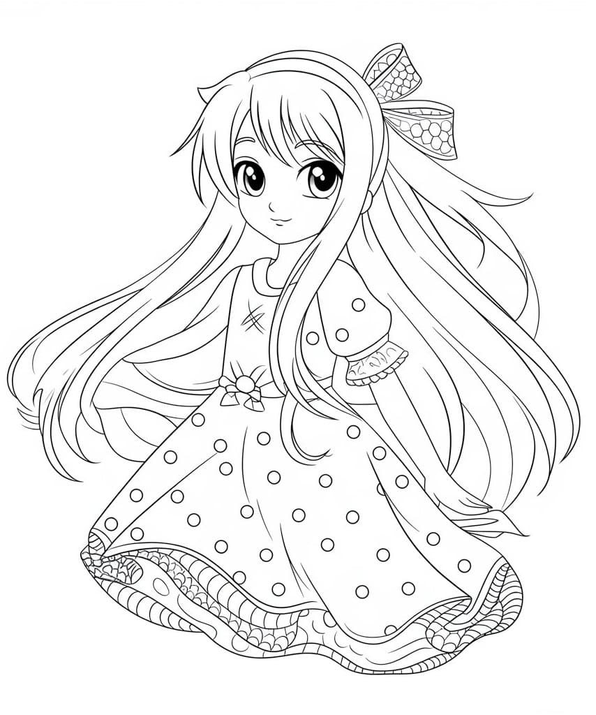 Lovely Long Hair Anime Girl Coloring Page Download Print Or Color Online For Free Lovely Long Hair Anime Girl Coloring Page Download Print Or Color Online For Free
