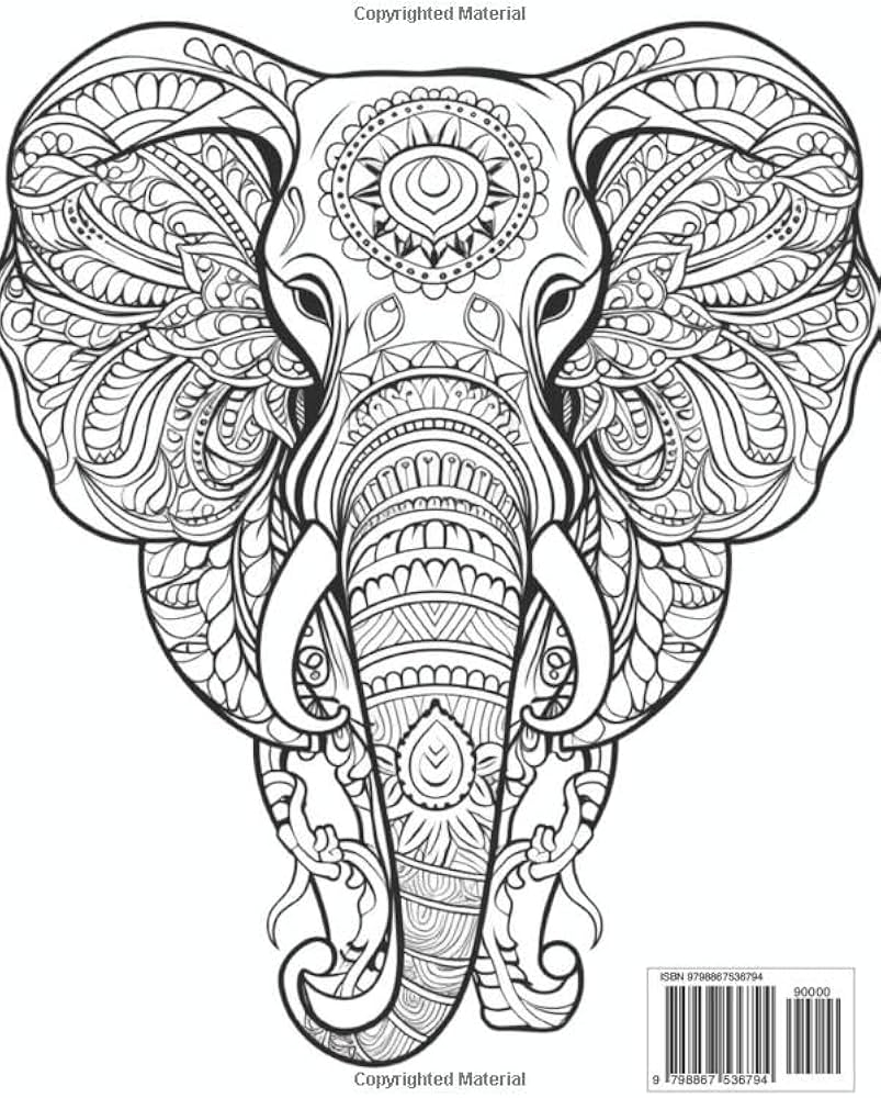 Mandala Elephants Coloring Pages For Adults Coloring Book For Adults Printable Stress Relief Anxiety Relief Gift Color Book Coloring Sheets Coloration I Intricate Mandala Patterns For Adults Stonely Mr Taylor 