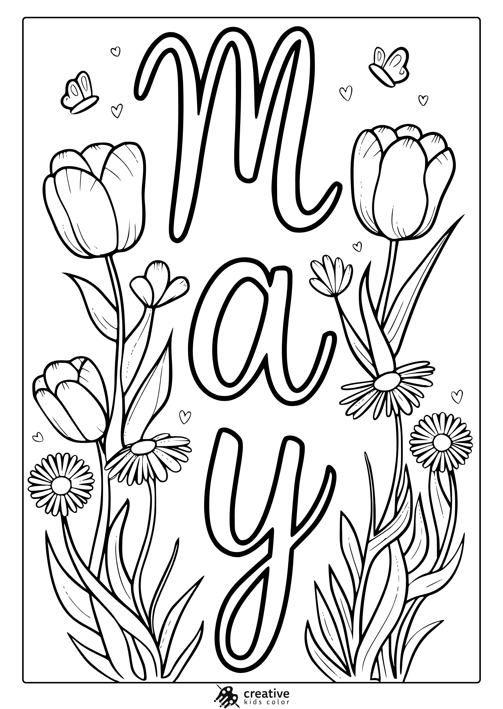 May Coloring Pages Free U0026 Fun Spring Printables May Coloring Pages Free U0026 Fun Spring Printables