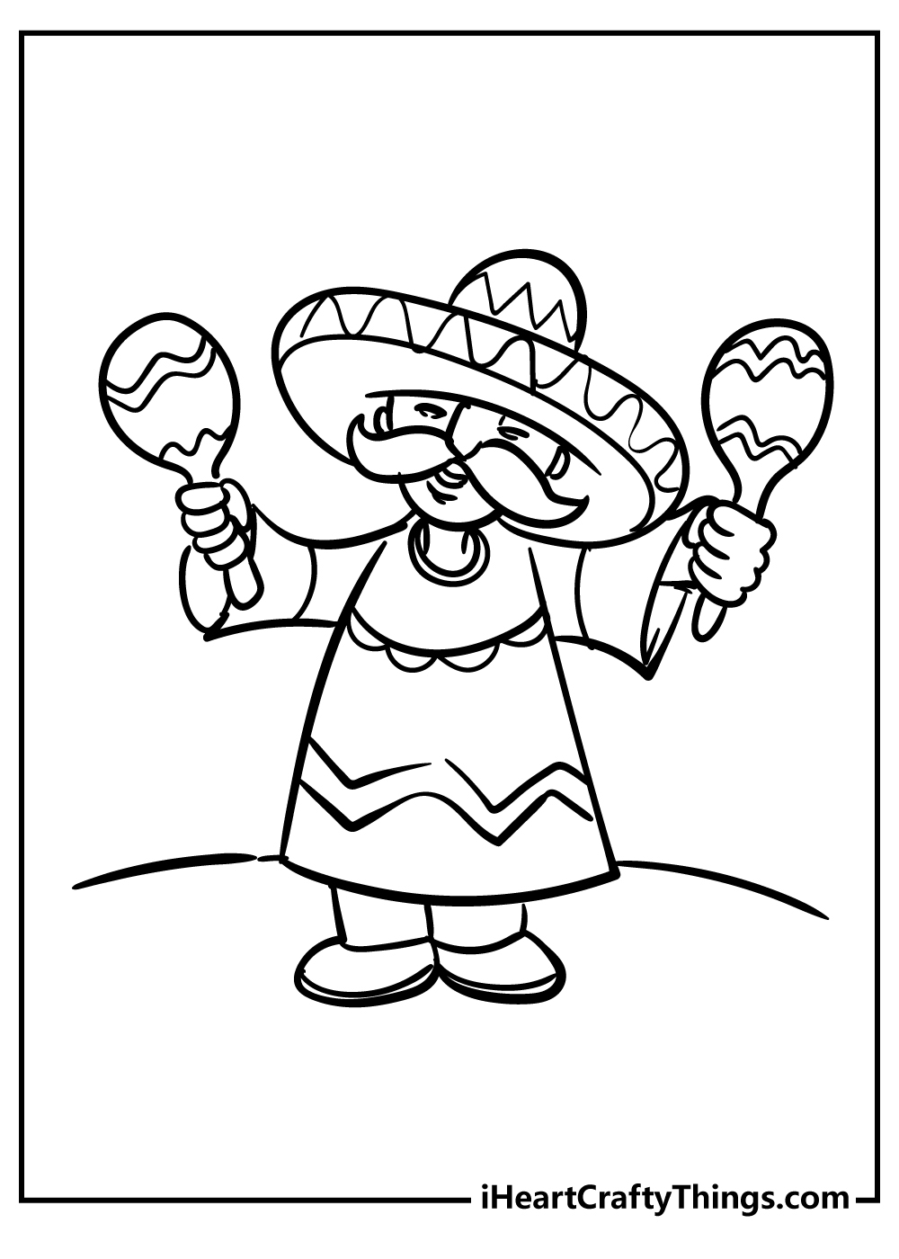 Printable Mexican Coloring Pages