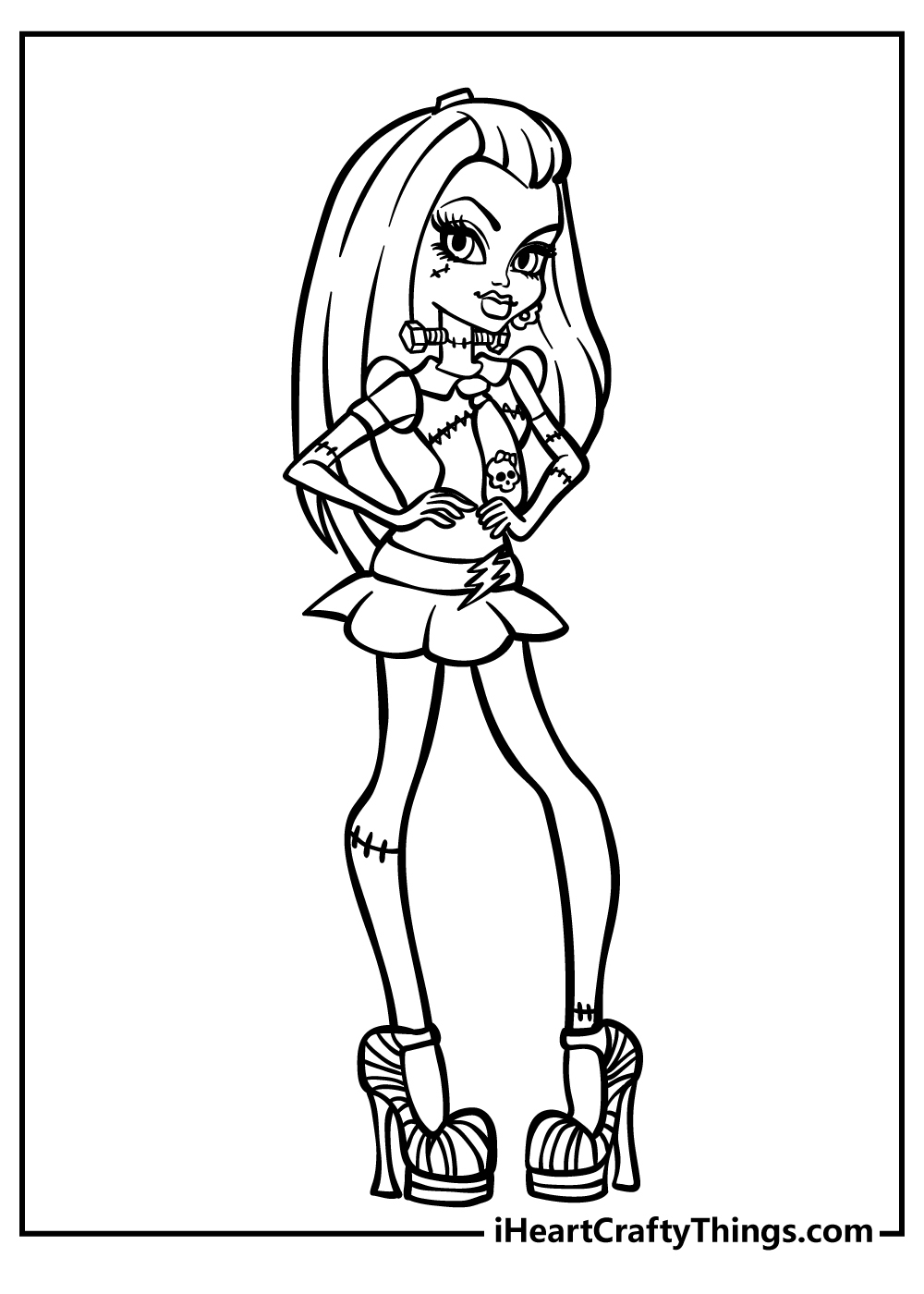 Monster High Coloring Pages 100 Free Printables 