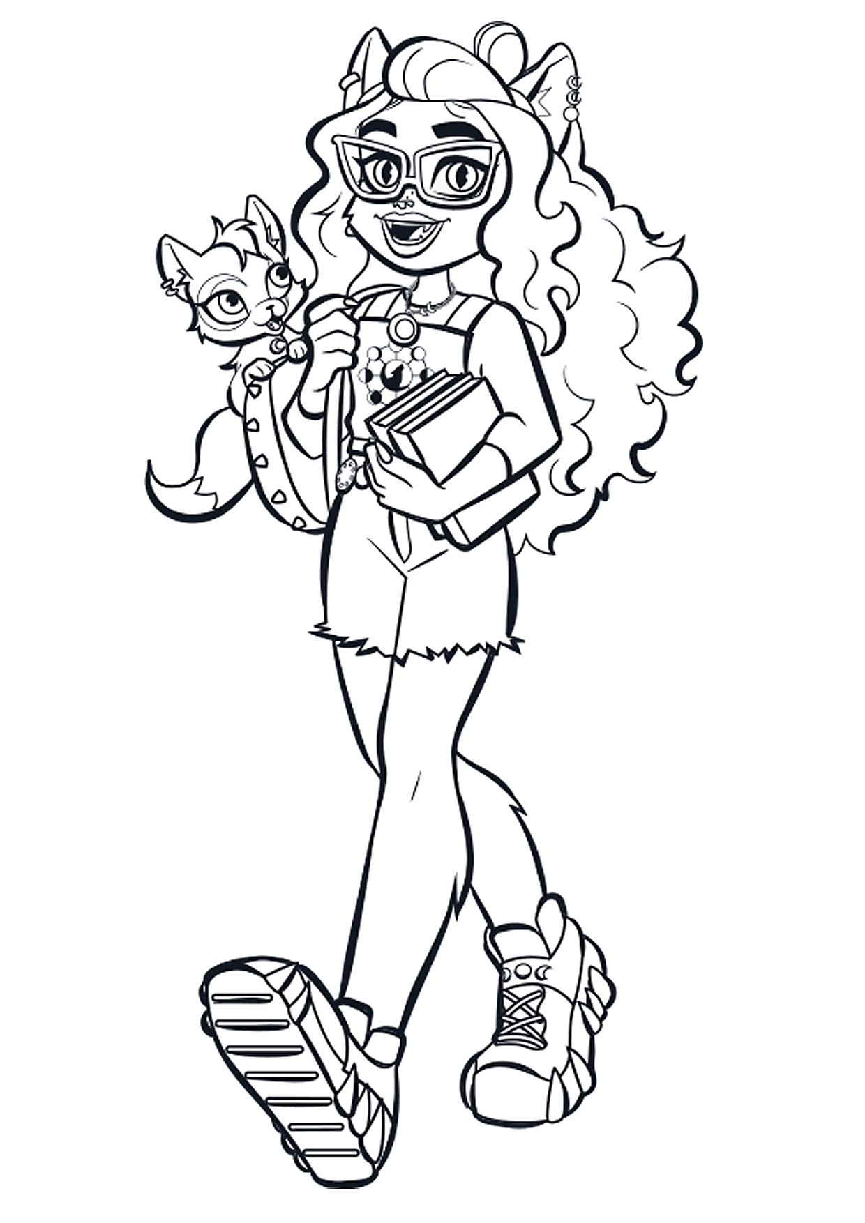 Monster High G3 Coloring Pages YouLoveIt