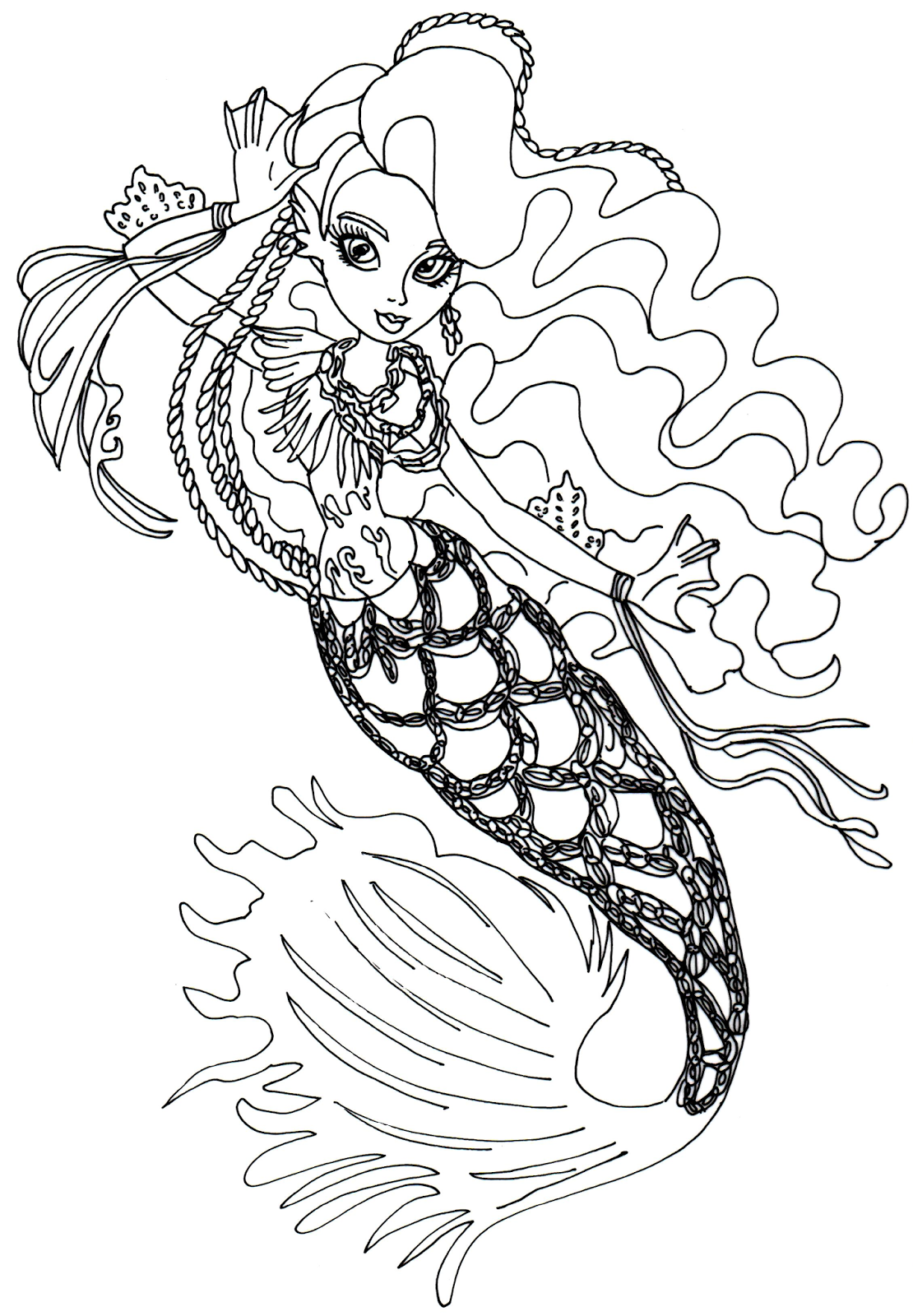 Monster High Printable Coloring Pages 528093
