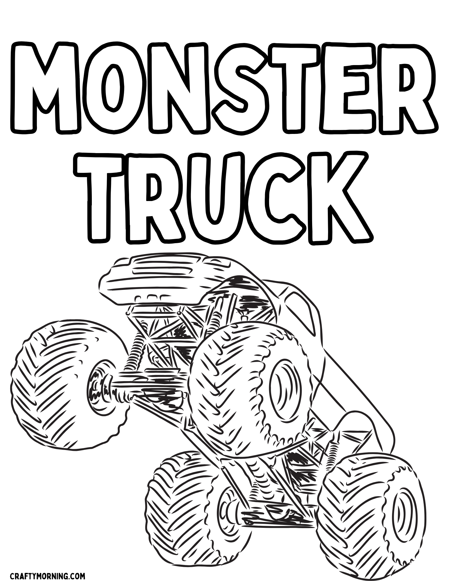 Monster Truck Coloring Pages Crafty Morning Monster Truck Coloring Pages Crafty Morning