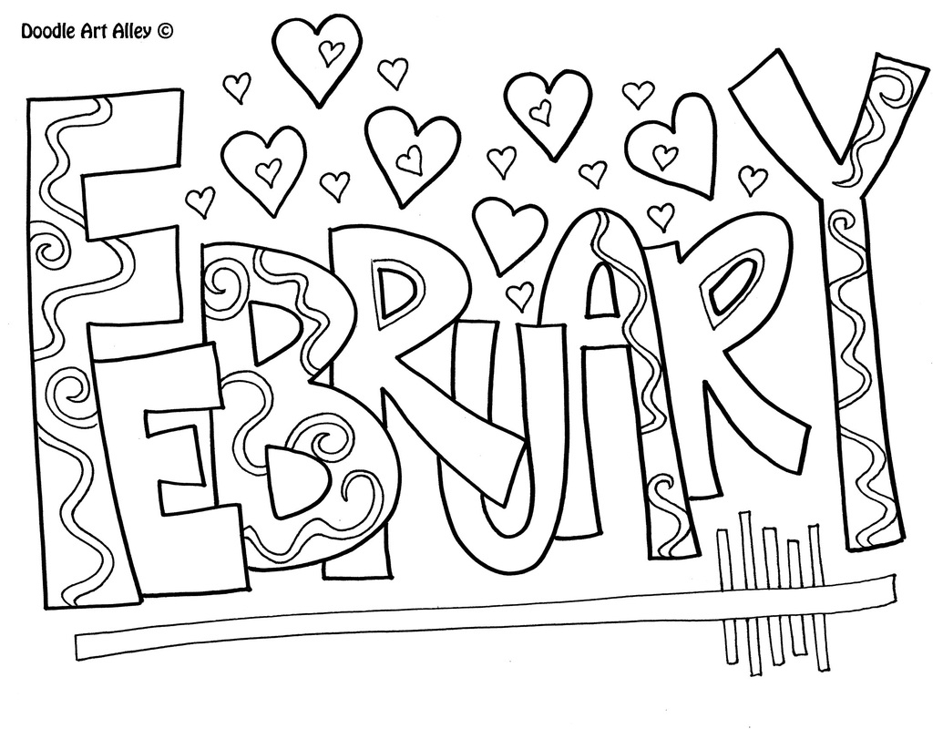 Free Coloring Pages For January