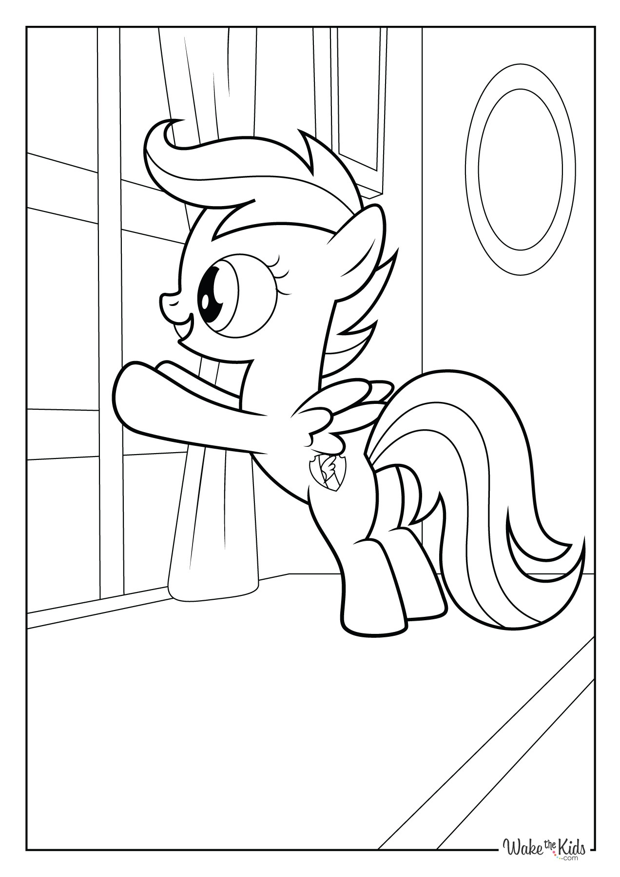 Printable Pony Coloring Pages Printable Pony Coloring Pages