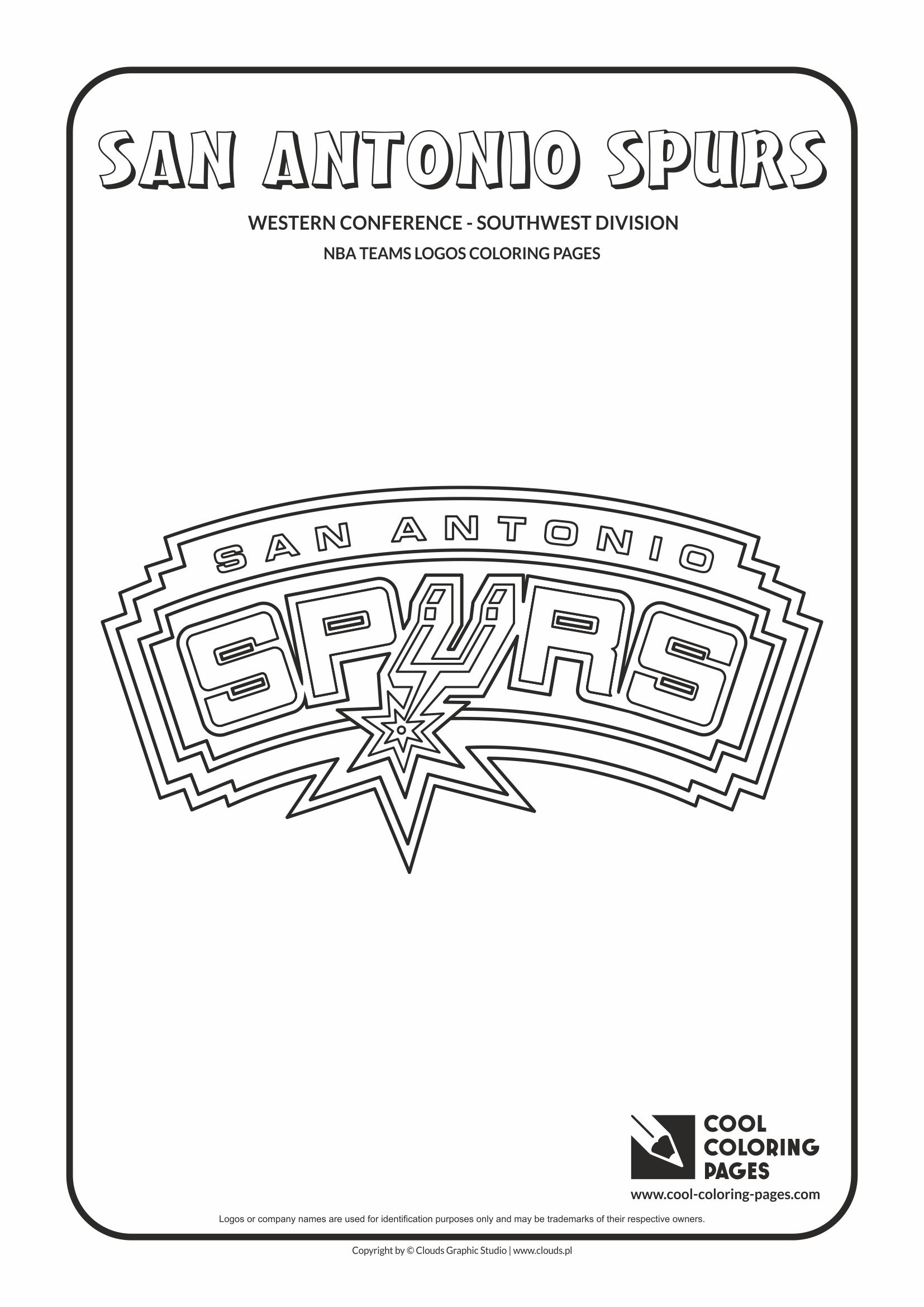 NBA Teams Logos Coloring Pages