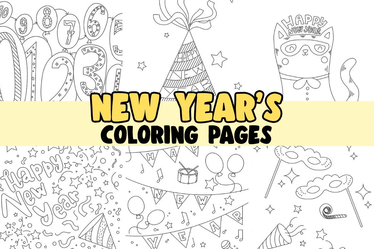 New Years Coloring Pages Free Printables The Best Ideas For Kids New Years Coloring Pages Free Printables The Best Ideas For Kids