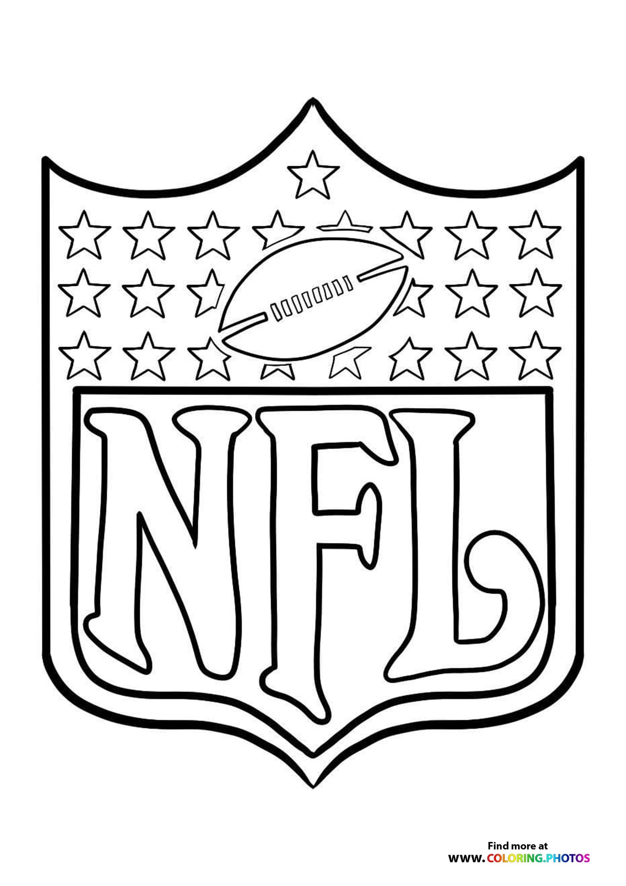 NFL Football Page 2 Of 2 Coloring Pages For Kids Free And Easy Print Or Download NFL Football Page 2 Of 2 Coloring Pages For Kids Free And Easy Print Or Download