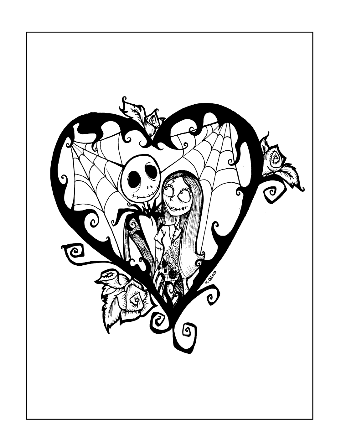 Nightmare Before Christmas Coloring Pages Printable Coloring Pages FREE Nightmare Before Christmas Coloring Pages Printable Coloring Pages FREE