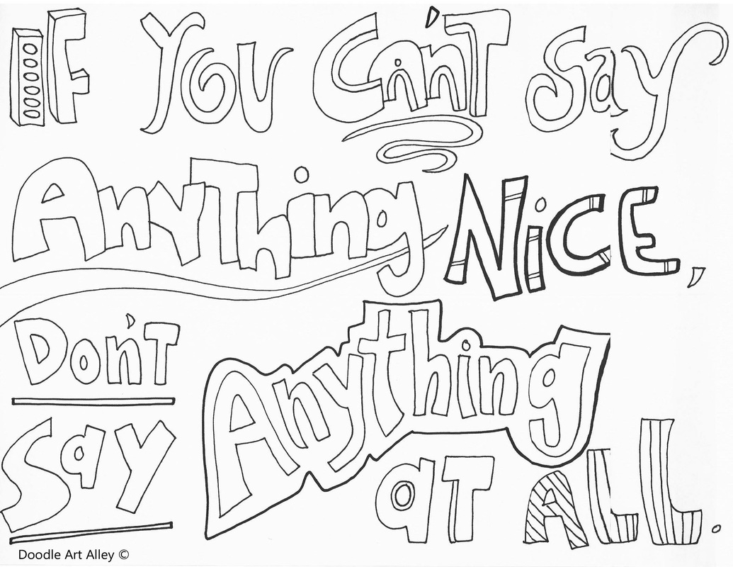 No Bullying Coloring Pages CLASSROOM DOODLES No Bullying Coloring Pages CLASSROOM DOODLES