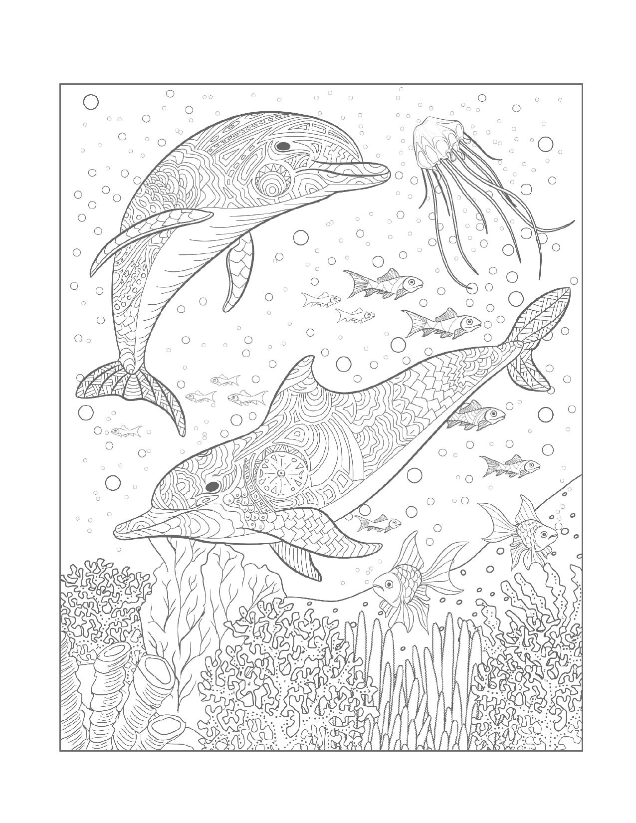 Ocean Coloring Pages For Adults Printable Coloring Pages FREE