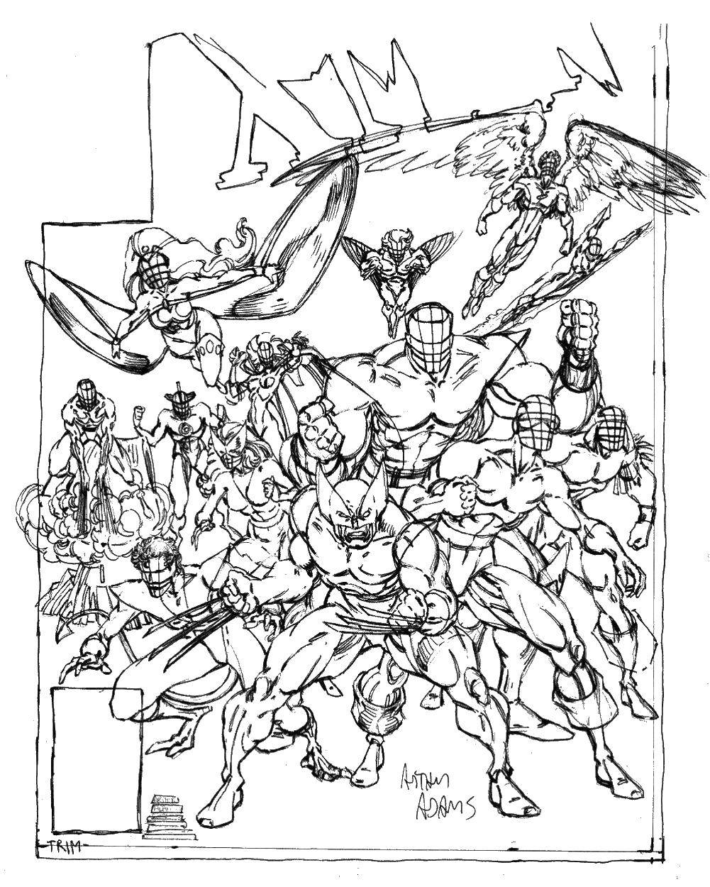 Online Coloring Pages Coloring Page X Men X Men Download Print Coloring Page Online Coloring Pages Coloring Page X Men X Men Download Print Coloring Page