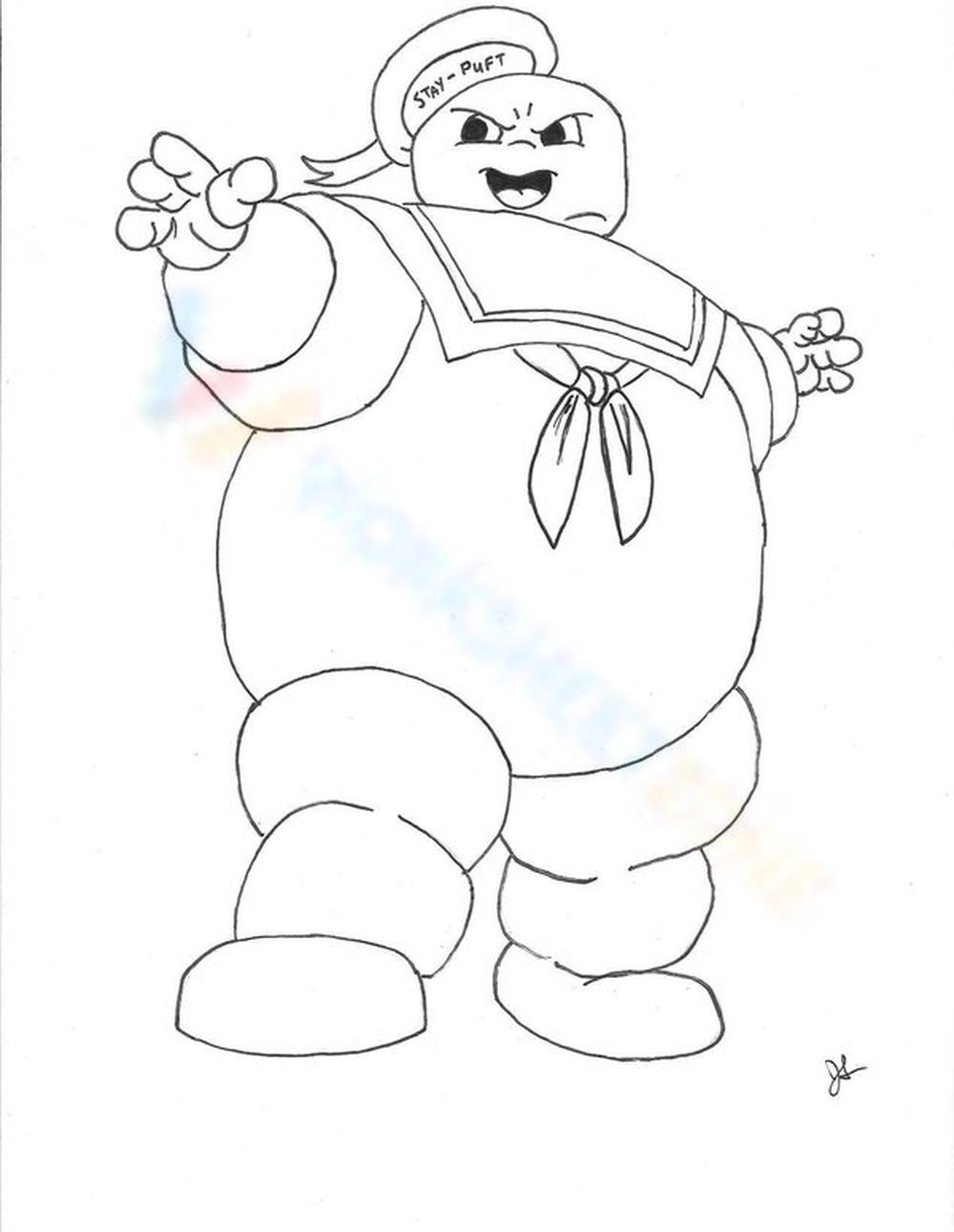 Online Ghostbusters Coloring Pages And Printable 100 Freemium 