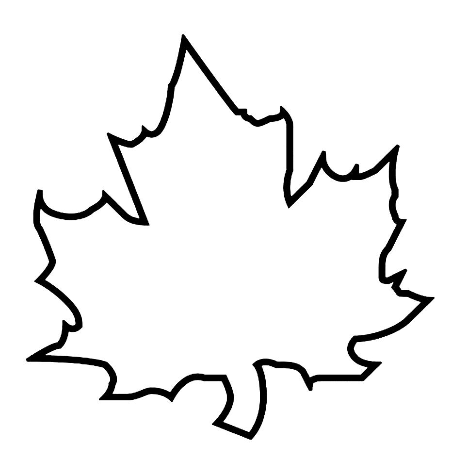 Outline Of Maple Leaf For Coloring Printable Coloring Pages FREE Outline Of Maple Leaf For Coloring Printable Coloring Pages FREE